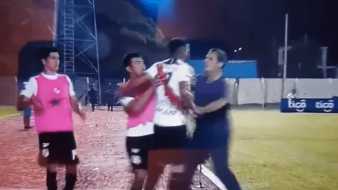 TENSIÓN. El agresor se fue expulsado.