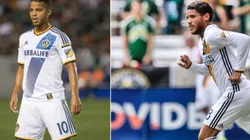 Giovani y Jonathan Dos Santos jugando en el LA Galaxy.