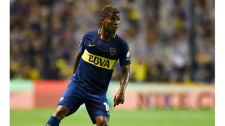 Wilmar Barrios con la camiseta de Boca.