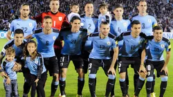 ARRIBA LA CELESTE. La Selección de Uruguay en el último partido de las Eliminatorias rumbo a Rusia 2018 (Foto: Getty).