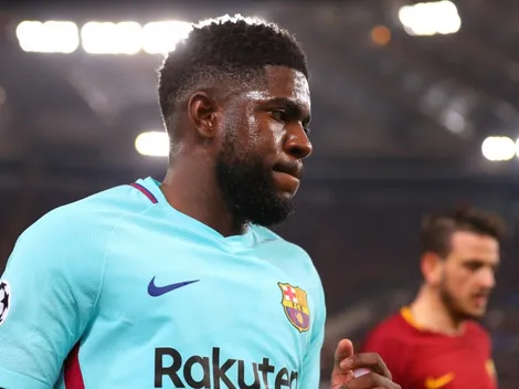 Los representantes de Umtiti se juntaron con el Barcelona por su renovación