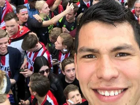 Chucky Lozano encabeza la fiesta de PSV campeón en Eindhoven