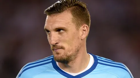 CELESTE Y BLANCO. Armani sueña con ser el arquero de la Selección argentina en el Mundial de Rusia.