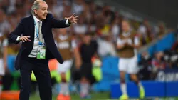 Alejandro Sabella en la Final de Brasil 2014.