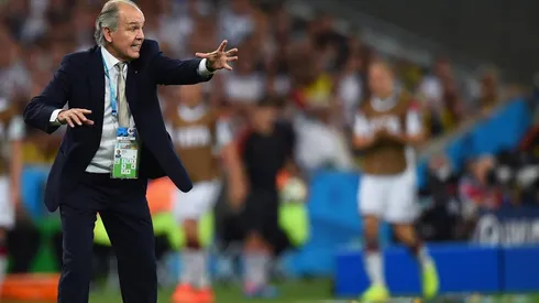 Alejandro Sabella en la Final de Brasil 2014.