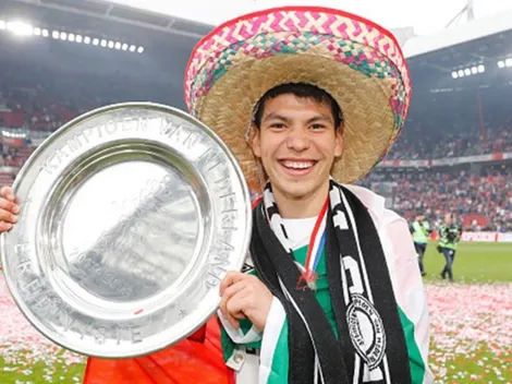 Mexicano de raza: toda la celebración de Chucky Lozano en la coronación del PSV