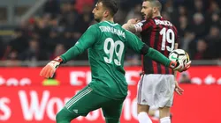 La atajada heroica de Donnarumma para celebrar sus cien partidos en Serie A