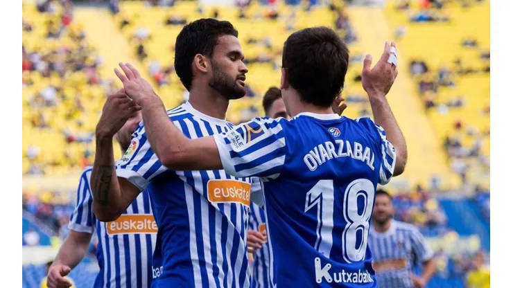 EL VERDUGO. Oyarzabal anotó ante un estadio semivacío.
