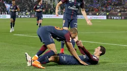 Foto de los futbolistas de Paris Saint Germain