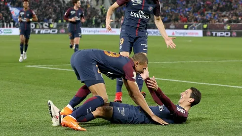 Foto de los futbolistas de Paris Saint Germain