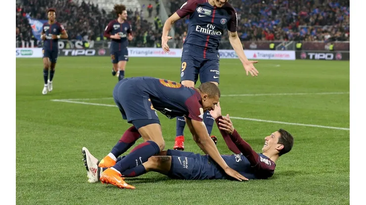 Foto de los futbolistas de Paris Saint Germain
