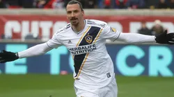 INTRATABLE. Zlatan Ibrahimovic celebra su tercer gol en tres partidos con LA Galaxy (Foto: Getty).