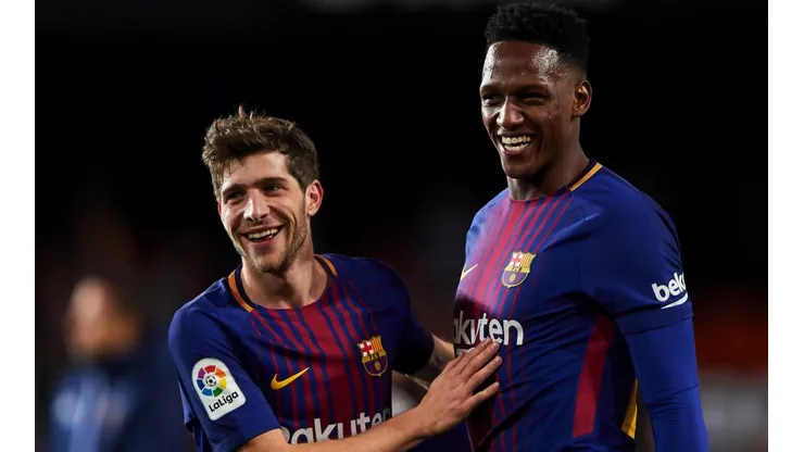 Yerry Mina, jugador de Barcelona.