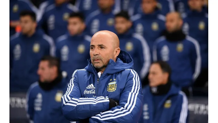 Foto de Jorge Sampaoli, entrenador de la Selección Argentina.