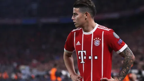Foto de James Rodriguez, jugador de Bayern Munich.