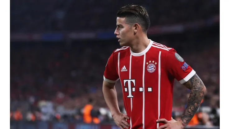 Foto de James Rodriguez, jugador de Bayern Munich.