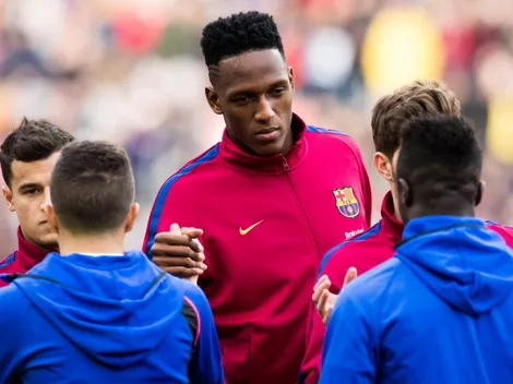 Los pobres números de Yerry Mina en Barcelona