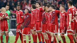 Los jugadores de Bayern Munich celebrando un triunfo.