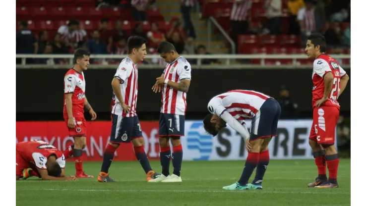 Los jugadores de Chivas.