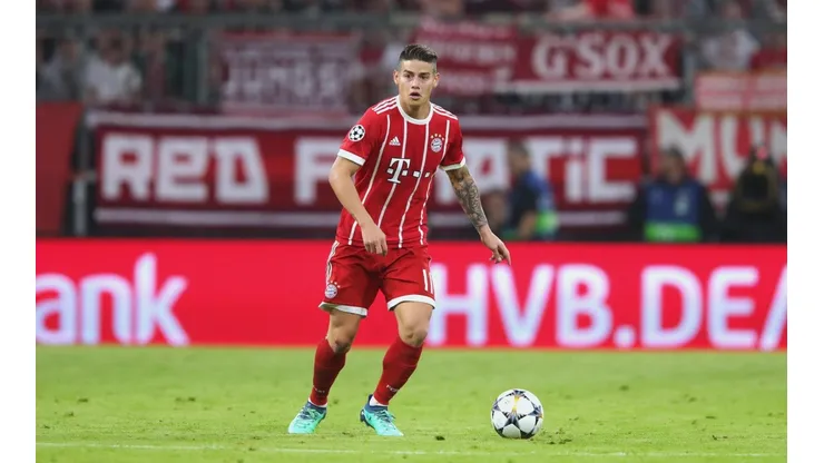 James Rodríguez, jugador del Bayern Munich