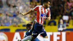 Teófilo Gutiérrez, jugador de Junior en la Bombonera.