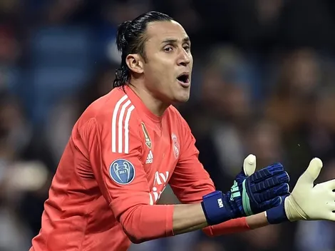 Navas dejó la frustración de lado y subió una foto abrazando a Marcelo