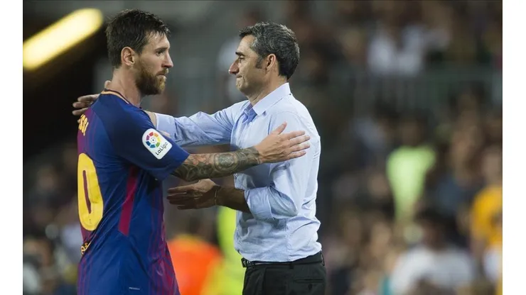 Messi habría discutido con Valverde por el esquema que paró ante la Roma