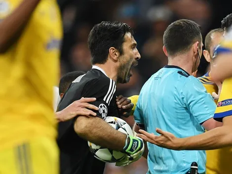 Buffón: "El árbitro tiene un cubo de basura en su corazón"