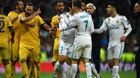 Higuaín a Lucas Vázquez: "Vos sabés que no fue penal"