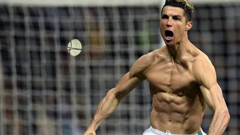 SIUUU. Cristiano Ronaldo se vuelve loco en la celebración del 3-0 del Real Madrid.