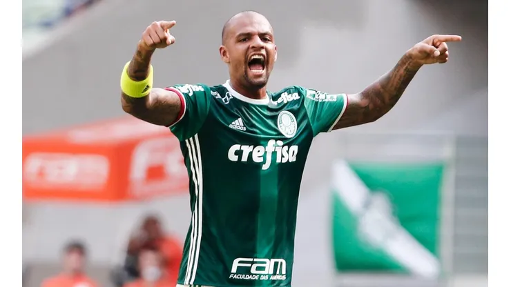 AQUÍ MANDO YO. Felipe Melo, a sus 34 años, es todo un referente en Palmeiras.