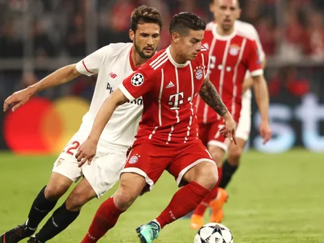 Felicidad cafetera: James Rodríguez festejó el pase a semifinales