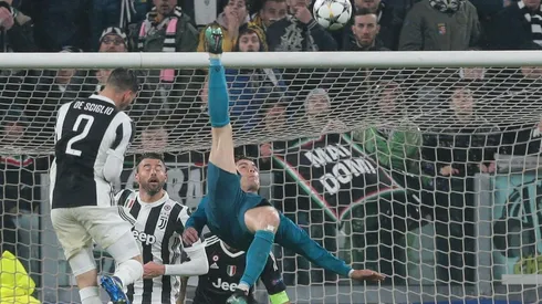 La chilena de Cristiano Ronaldo que marcó el segundo gol de Real Madrid en el partido de ida contra Juventus.