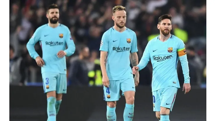 Messi no jugó un buen partido ante Roma.