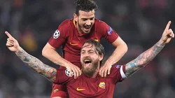FIESTA EN LA ROMA. De Rossi llenó de alegría después de la clasificación por Champions League (Foto: Getty).