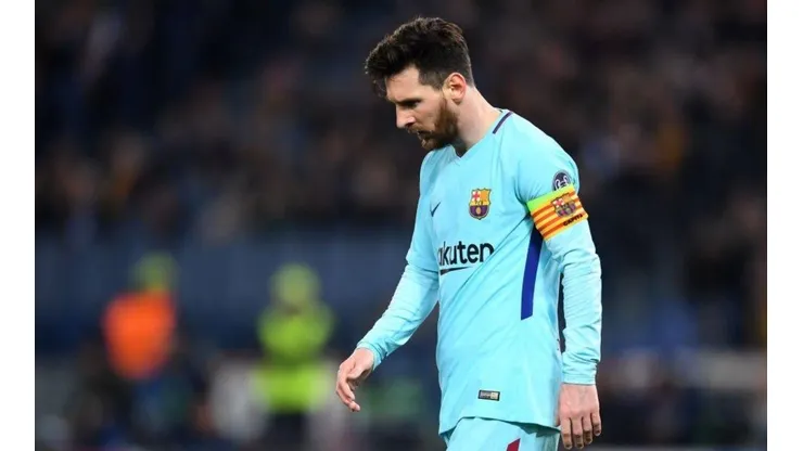SIN CHAMPIONS. Ahora Messi tendrá una competición menos para concentrarse de cara al final de temporada (Foto: Getty).