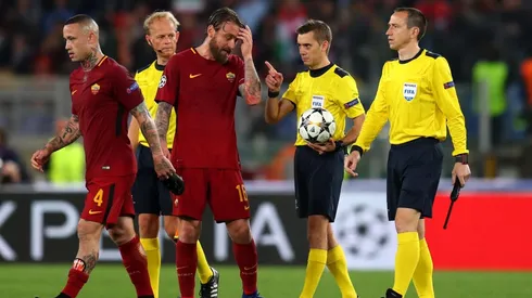 DE ROSSI. Apareció el referente para poner a soñar a la Roma (Foto: Getty).