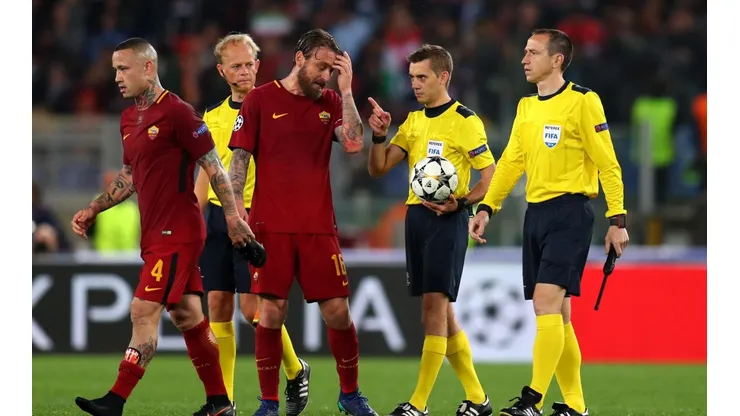 DE ROSSI. Apareció el referente para poner a soñar a la Roma (Foto: Getty).
