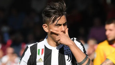Paulo Dybala celebra ante Benevento.