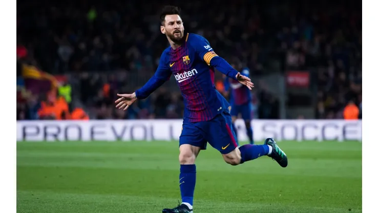 El Manchester United usa una foto de Lionel Messi como ejemplo