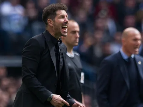 Simeone fue la estrella del derbi y la paró de pecho en el banco