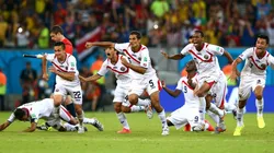 A CUARTOS. El desahogo de Costa Rica tras el penal de Umaña contra Grecia (Foto: Getty).