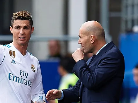 Cristiano, Zidane, y un cambio pactado que enojó a los hinchas del Madrid