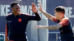 Yerry Mina volvió a entrar en la convocatoria de Barcelona y está listo para viajar a Roma
