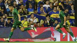 ACÁ ESTÁ EL "CUQUI". Márquez le marcó por duplicado a Boca en La Bombonera.