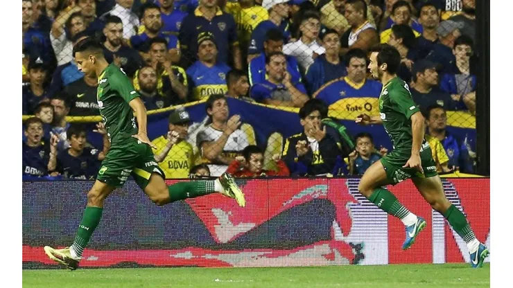 ACÁ ESTÁ EL "CUQUI". Márquez le marcó por duplicado a Boca en La Bombonera.