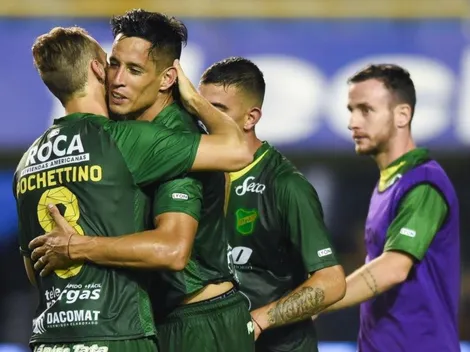 La foto de Defensa y Justicia festejando en el vestuario de Boca