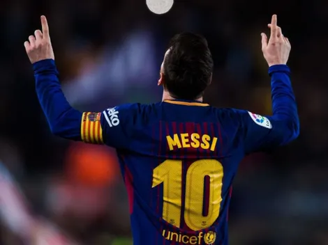 Un hat-trick de Messi puso a Barcelona a tiro del título