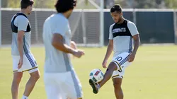Dos Santos se resintió de su lesión en un entrenamiento del Galaxy