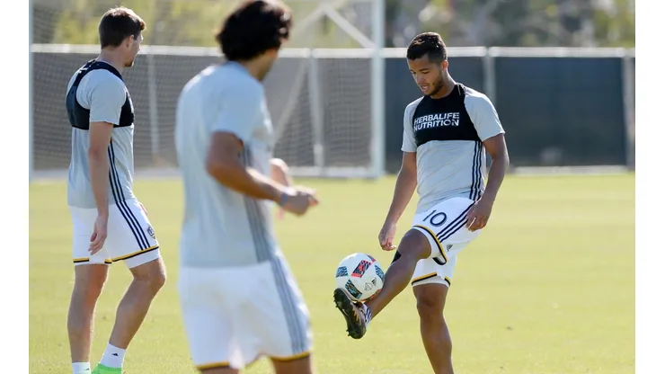 Dos Santos se resintió de su lesión en un entrenamiento del Galaxy